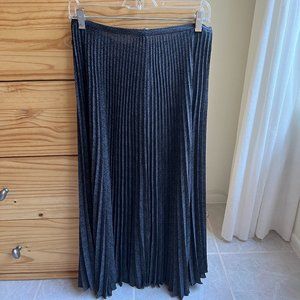 Vince PLEATED FLORAL SKIRT